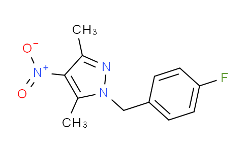 CAS No. 512810-16-1, 1-(4-fluorobenzyl)-3,5-dimethyl-4-nitro-1H-pyrazole