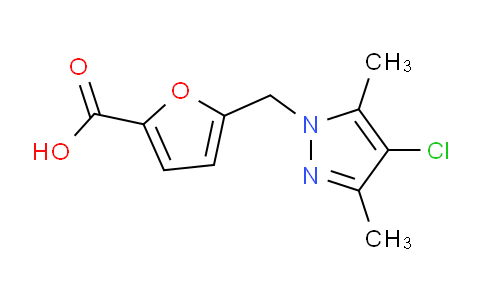 CAS No. 312310-61-5, 5-[(4-chloro-3,5-dimethyl-1H-pyrazol-1-yl)methyl]-2-furoic acid