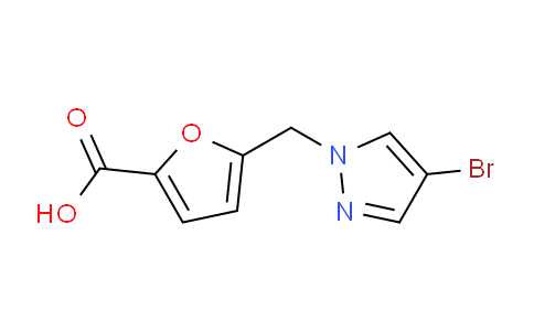 CAS No. 312308-99-9, 5-[(4-bromo-1H-pyrazol-1-yl)methyl]-2-furoic acid