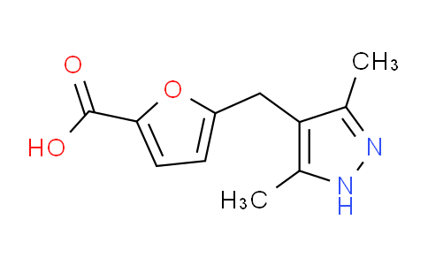 CAS No. 1030605-63-0, 5-[(3,5-dimethyl-1H-pyrazol-4-yl)methyl]-2-furoic acid