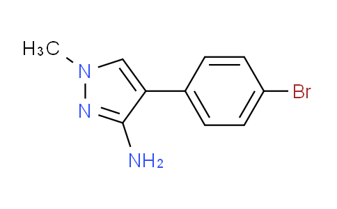 CAS No. 1782569-25-8, 3-Amino-4-(4-bromophenyl)-1-methylpyrazole
