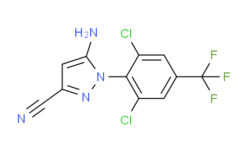 5-Amino-3-cyano-1-[2,6-dichloro-4-(trifluoromethyl)phenyl]pyrazol