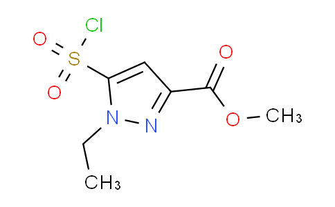 CAS No. 1260659-24-2, methyl 5-(chlorosulfonyl)-1-ethyl-1H-pyrazole-3-carboxylate