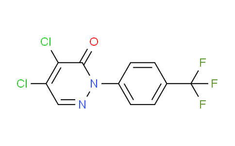 CAS No. 62436-07-1, 4,5-Dichloro-2-(4-(trifluoromethyl)phenyl)pyridazin-3(2H)-one