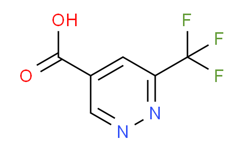 CAS No. 1211528-79-8, 6-(trifluoromethyl)pyridazine-4-carboxylic acid