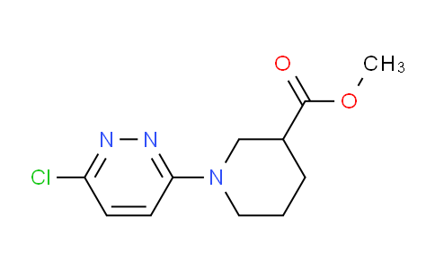 CAS No. 1208086-32-1, Methyl 1-(6-chloropyridazin-3-yl)piperidine-3-carboxylate