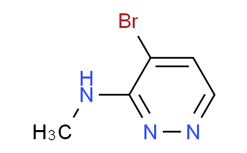 CAS No. 1396762-30-3, 4-bromo-N-methylpyridazin-3-amine