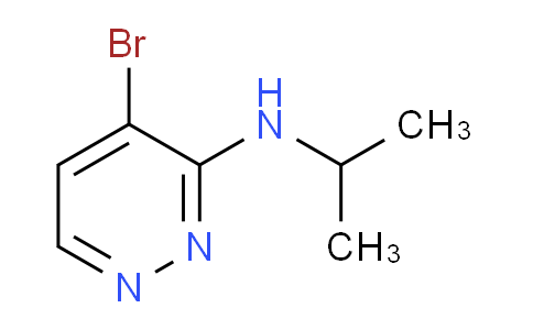 CAS No. 1396762-46-1, 4-bromo-N-isopropylpyridazin-3-amine