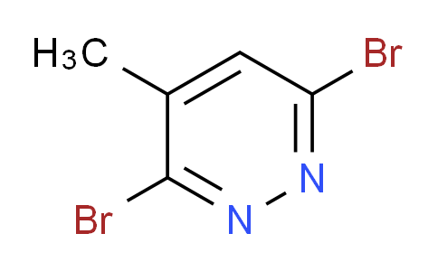 CAS No. 89284-10-6, 3,6-Dibromo-4-methylpyridazine