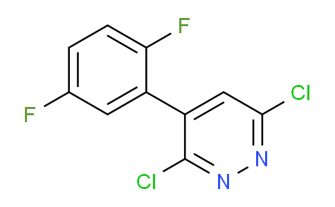 CAS No. 1546064-14-5, 3,6-Dichloro-4-(2,5-difluorophenyl)pyridazine