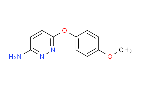 CAS No. 121041-41-6, 6-(4-methoxyphenoxy)pyridazin-3-amine