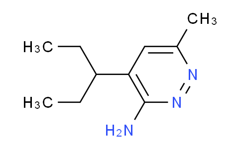 CAS No. 910552-61-3, 6-methyl-4-(pentan-3-yl)pyridazin-3-amine