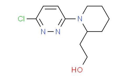 CAS No. 1094450-19-7, 2-(1-(6-Chloropyridazin-3-yl)piperidin-2-yl)ethanol