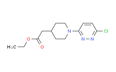 CAS No. 1246471-48-6, Ethyl 2-(1-(6-chloropyridazin-3-yl)piperidin-4-yl)acetate