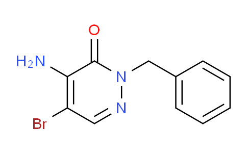 CAS No. 1346155-99-4, 4-amino-2-benzyl-5-bromopyridazin-3(2H)-one