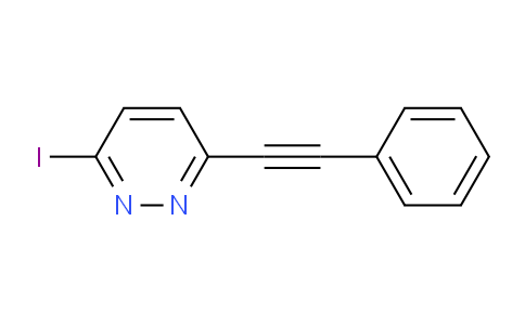 CAS No. 1338493-54-1, 3-iodo-6-(phenylethynyl)pyridazine