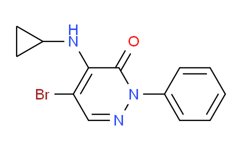 CAS No. 65269-73-0, 5-bromo-4-(cyclopropylamino)-2-phenylpyridazin-3(2H)-one