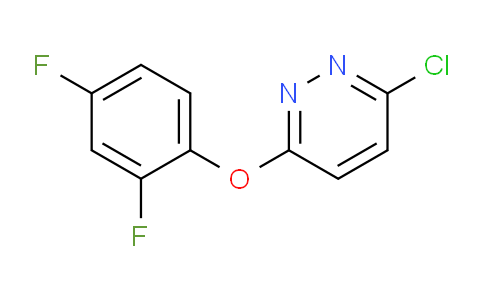 CAS No. 353258-85-2, 3-Chloro-6-(2,4-difluorophenoxy)pyridazine
