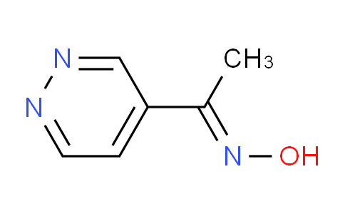 CAS No. 51149-19-0, (E)-1-(pyridazin-4-yl)ethan-1-one oxime