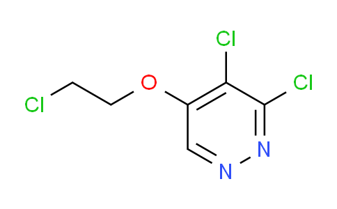 CAS No. 1346698-27-8, 3,4-dichloro-5-(2-chloroethoxy)pyridazine