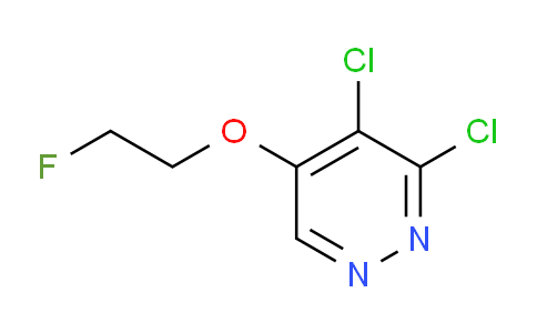 DY736575 | 1346698-28-9 | 3,4-dichloro-5-(2-fluoroethoxy)pyridazine