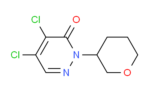 CAS No. 1245649-65-3, 4,5-dichloro-2-(tetrahydro-2H-pyran-3-yl)pyridazin-3(2H)-one