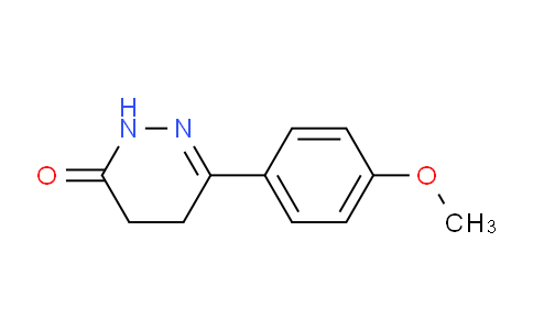 CAS No. 1017-06-7, 6-(4-methoxyphenyl)-4,5-dihydropyridazin-3(2H)-one