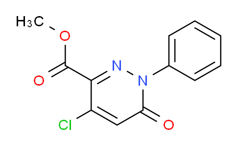 CAS No. 129109-17-7, Methyl 4-chloro-6-oxo-1-phenyl-1,6-dihydro-3-pyridazinecarboxylate