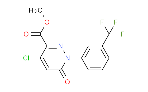 CAS No. 129109-18-8, Methyl 4-chloro-6-oxo-1-[3-(trifluoromethyl)-phenyl]-1,6-dihydro-3-pyridazinecarboxylate