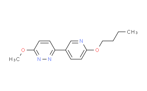 CAS No. 1333222-27-7, 3-(6-butoxypyridin-3-yl)-6-methoxypyridazine