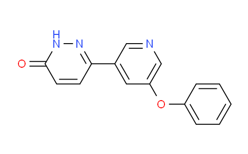 CAS No. 1333222-15-3, 6-(5-phenoxypyridin-3-yl)pyridazin-3(2H)-one