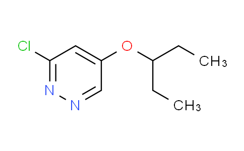 CAS No. 1346691-23-3, 3-chloro-5-(pentan-3-yloxy)pyridazine