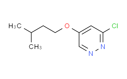 CAS No. 1346698-37-0, 3-chloro-5-(isopentyloxy)pyridazine