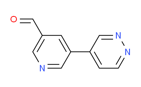 CAS No. 1346687-50-0, 5-(pyridazin-4-yl)nicotinaldehyde