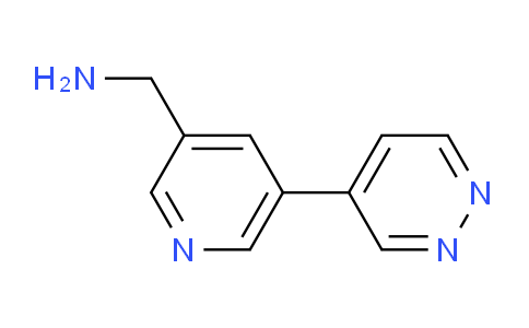 CAS No. 1346687-51-1, (5-(pyridazin-4-yl)pyridin-3-yl)methanamine
