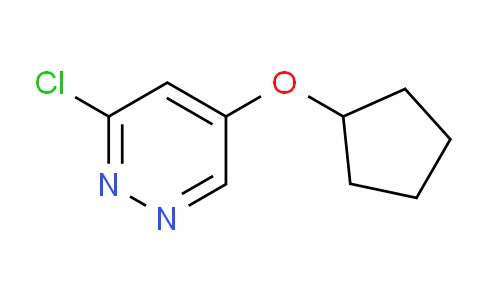 CAS No. 1346691-26-6, 3-chloro-5-(cyclopentyloxy)pyridazine