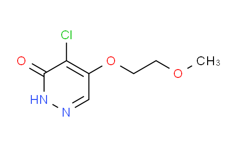 CAS No. 1346697-64-0, 4-chloro-5-(2-methoxyethoxy)pyridazin-3(2H)-one