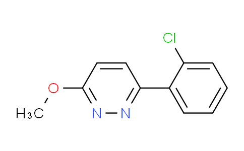 CAS No. 1333222-20-0, 3-(2-chlorophenyl)-6-methoxypyridazine