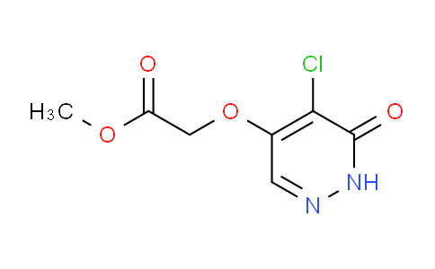 CAS No. 1346697-65-1, methyl 2-((5-chloro-6-oxo-1,6-dihydropyridazin-4-yl)oxy)acetate