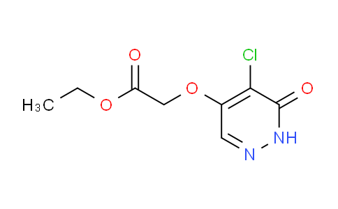 CAS No. 1346697-66-2, ethyl 2-((5-chloro-6-oxo-1,6-dihydropyridazin-4-yl)oxy)acetate
