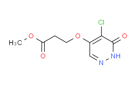CAS No. 1346697-67-3, methyl 3-((5-chloro-6-oxo-1,6-dihydropyridazin-4-yl)oxy)propanoate