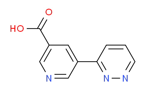 CAS No. 1346687-37-3, 5-(pyridazin-3-yl)nicotinic acid
