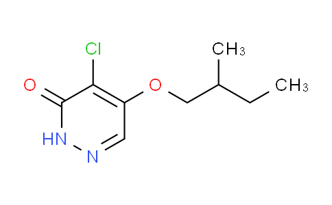 CAS No. 1346697-50-4, 4-chloro-5-(2-methylbutoxy)pyridazin-3(2H)-one