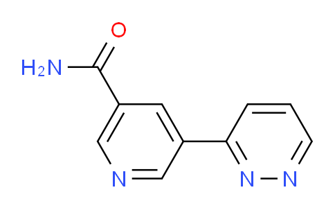 CAS No. 1346687-40-8, 5-(pyridazin-3-yl)nicotinamide