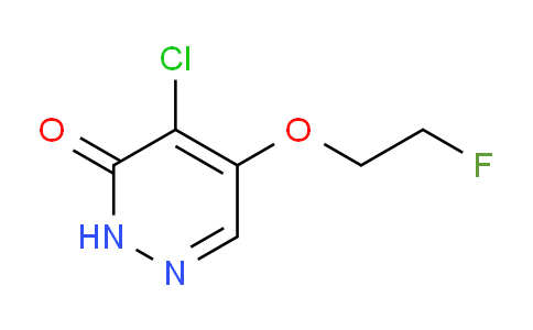 CAS No. 1346697-70-8, 4-chloro-5-(2-fluoroethoxy)pyridazin-3(2H)-one