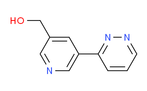 CAS No. 1346687-42-0, (5-(pyridazin-3-yl)pyridin-3-yl)methanol