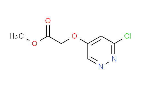 CAS No. 1346691-35-7, methyl 2-((6-chloropyridazin-4-yl)oxy)acetate
