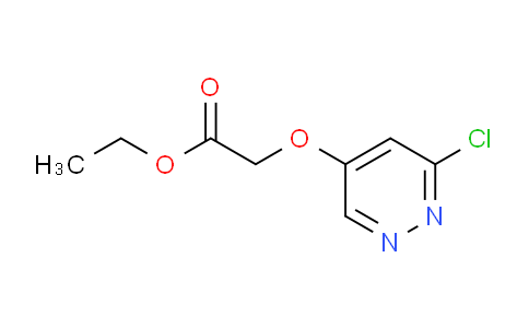 CAS No. 1346691-36-8, ethyl 2-((6-chloropyridazin-4-yl)oxy)acetate