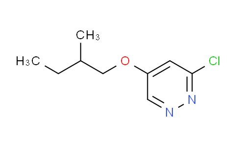 CAS No. 1346691-20-0, 3-chloro-5-(2-methylbutoxy)pyridazine