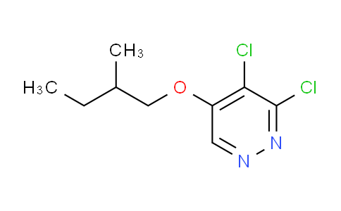 CAS No. 1346698-06-3, 3,4-dichloro-5-(2-methylbutoxy)pyridazine